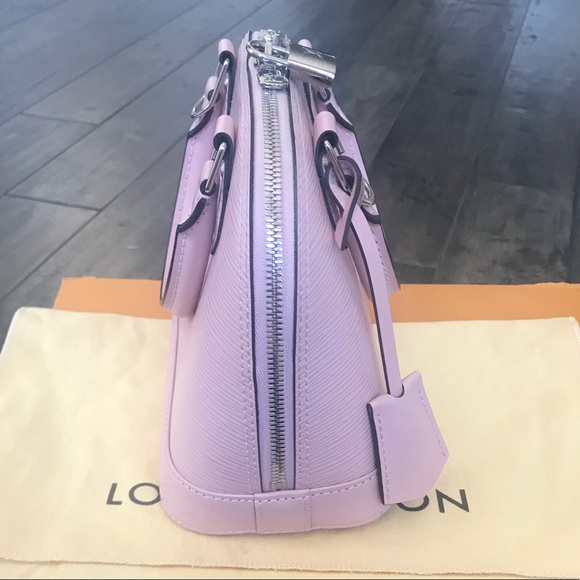 Louis Vuitton Epi Leather Alma BB Rose Ballerine - Picture 3 of 8